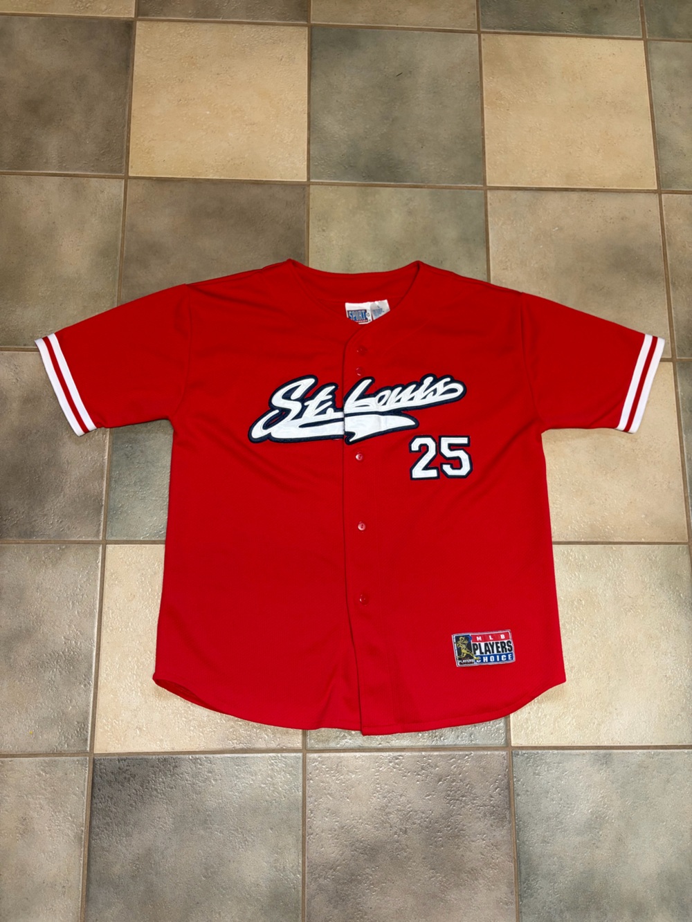 Vintage 1990s St. Louis Cardinals Mark McGwire 25 Jersey